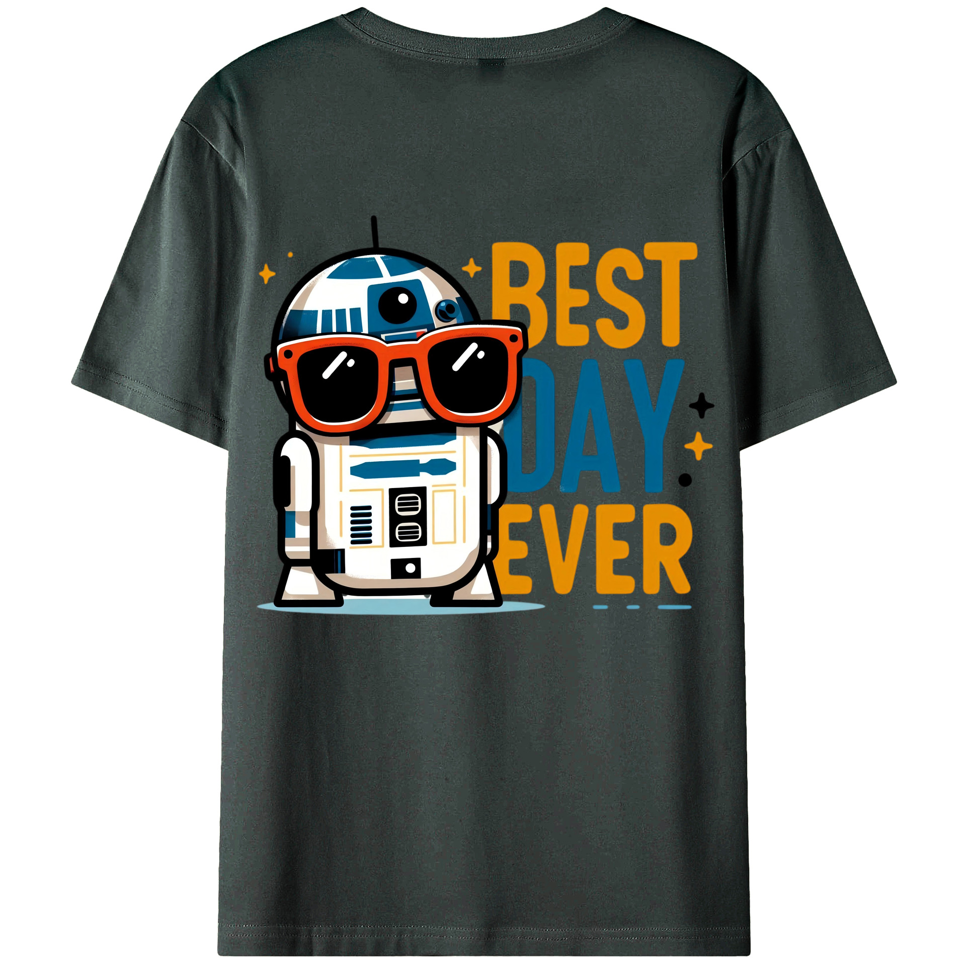 （画像用） スター・ウォーズ Star Wars 綿100％ メンズ半袖Tシャツ（バックプリント） 通気性